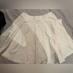 White A-Line Skirt